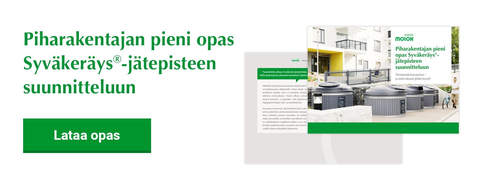 Piharakentajan pieni opas syväkeräys-jätepisteen suunnitteluun