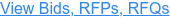 View Bids, RFPs, RFQs