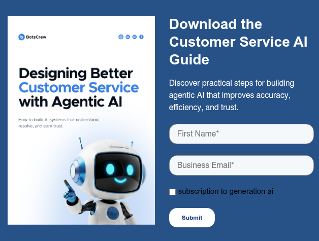 Designing Better Customer Service with Agentic AI CTA