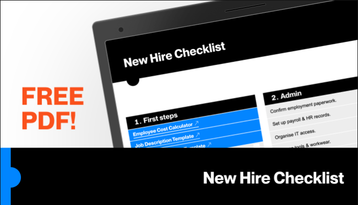 New Hire Checklist CTA