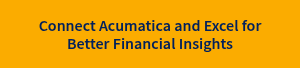 Connect Acumatica and Excel for Better Financial Insights