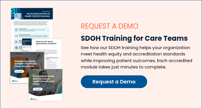 Quality Interactions SDOH training