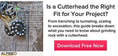 Find out everything you need to know about rock grinding with a cutterhead