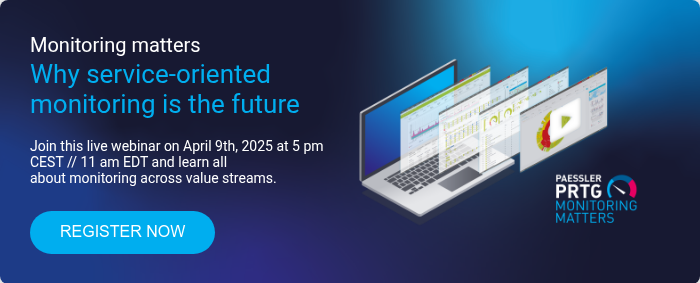 Monitoring matters Why service-oriented monitoring is the future   Join this live webinar on April 9th, 2025 at 5 pm CEST // 11 am EDT and learn all about monitoring across value streams.