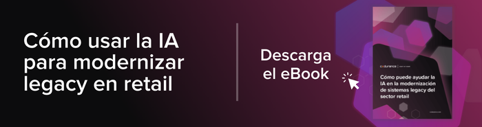 Banner para descargar ebook Cómo usar la IA para modernizar legacy en retail