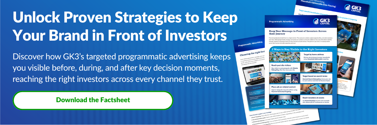 GK3 Programmatic Factsheet
