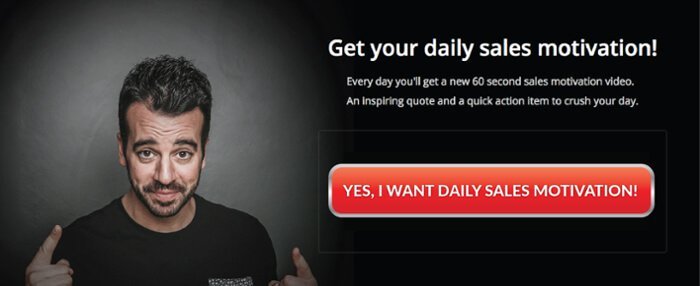 Get a daily sales motivation video via email