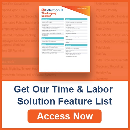 Timekeeping Solution Features List