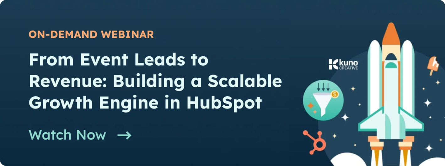 Webinar: From Event Leads to Revenue