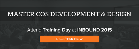 COS design training at INBOUND 2015