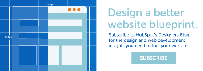 Subscribe to HubSpot's Designer Blog