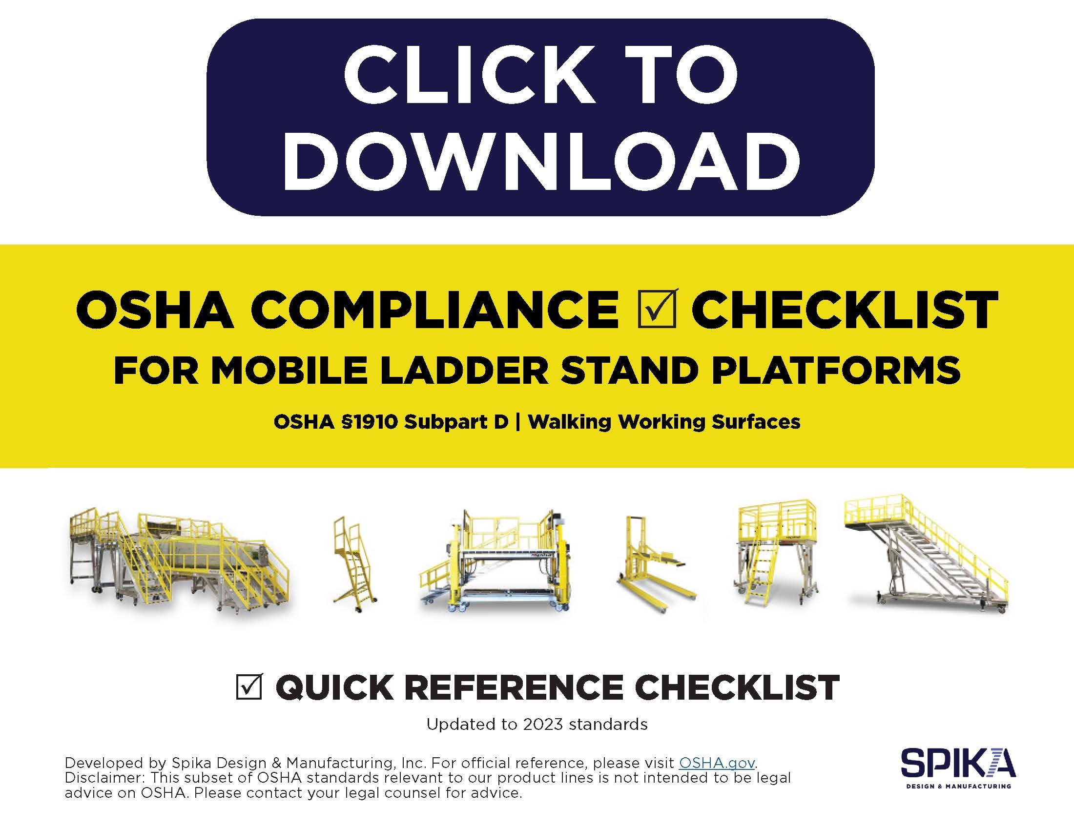 Click Here to Download  Spika's OSHA Checklist