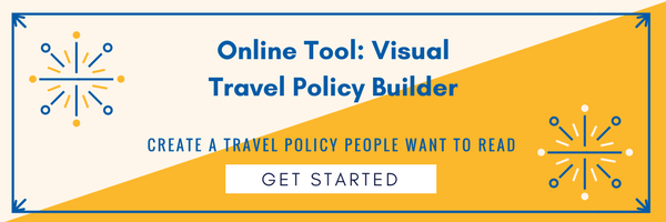 Visual travel policy builder