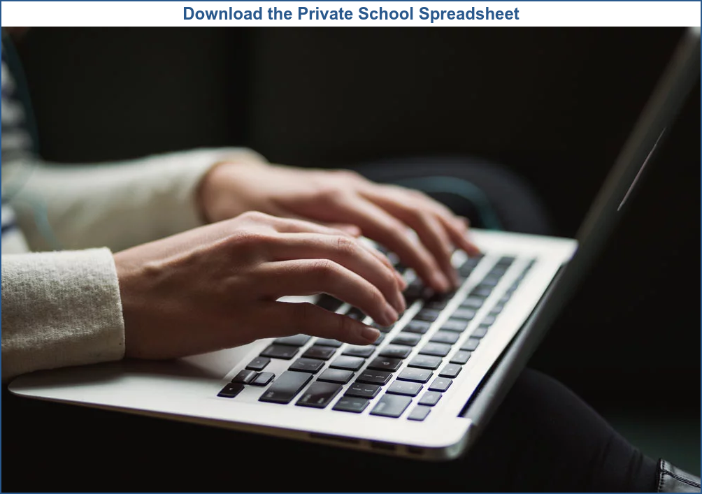 Download the Private School Spreadsheet