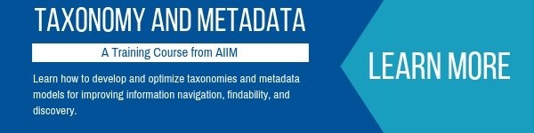 AIIM's Taxonomy and Metadata Training Course
