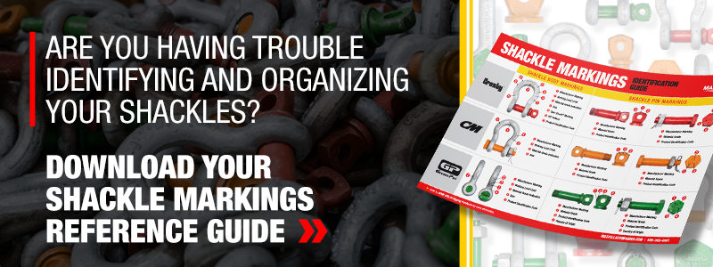 Mazzella Shackle Markings Identification Guide