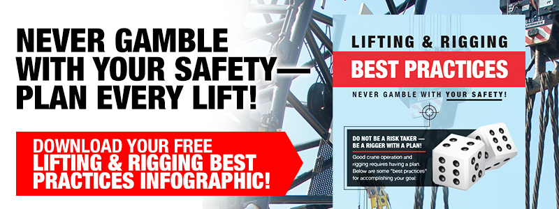 lifting and rigging best practices infographic