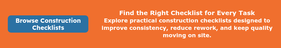 Browse Construction Checklists