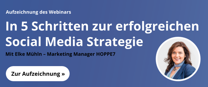 In 5 Schritten zur erfolgreichen Social Media Strategie - kostenloses Webinar