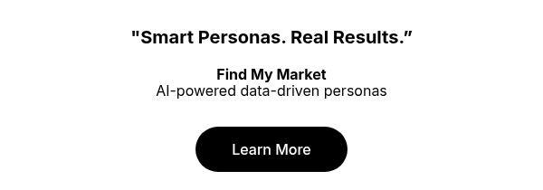 "Smart Personas. Real Results.”