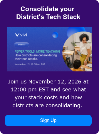 Consolidate your  District's Tech Stack