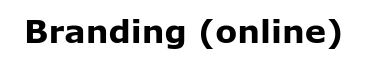 Branding (online)