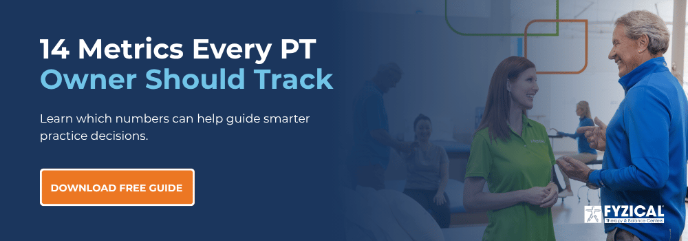 14 Metrics Every PT Owner Should Track Guide - FYZICAL CTA