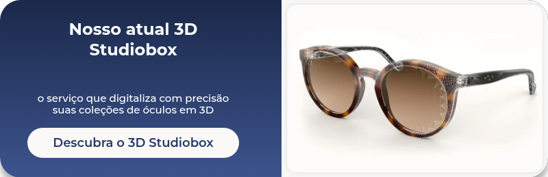 Nosso atual 3D Studiobox   o serviço que digitaliza com precisão suas coleções de óculos em 3D  