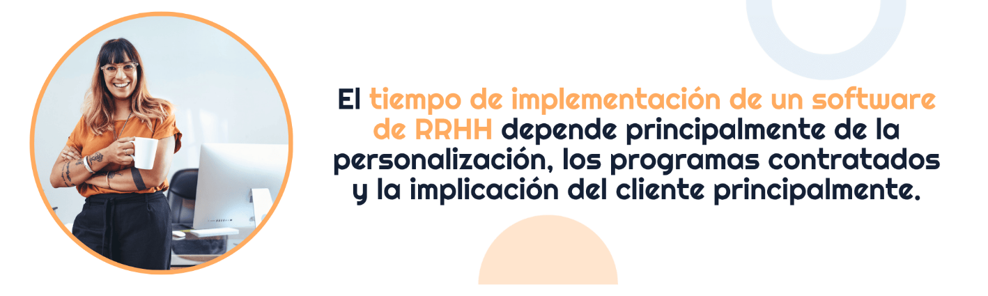 banner tiempo implentacion software RRHH
