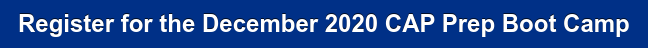 Register for the September 2020 CAP Prep Boot Camp