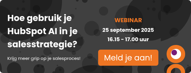 Hoe gebruik je HubSpot AI in je salesstrategie?   Krijg meer grip op je salesproces!