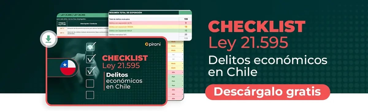 Descarga gratis el Checklist de delitos económicos en Chile según la Ley 21.595