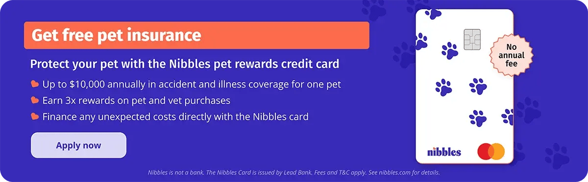 pet rewards credit card with free pet insurance