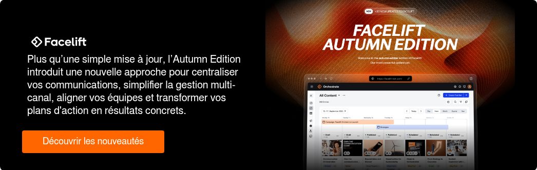 Plus qu’une simple mise à jour, l’Autumn Edition introduit une nouvelle approche pour centraliser vos communications, simplifier la gestion multi-canal, aligner vos équipes et transformer vos plans d'action en résultats concrets.