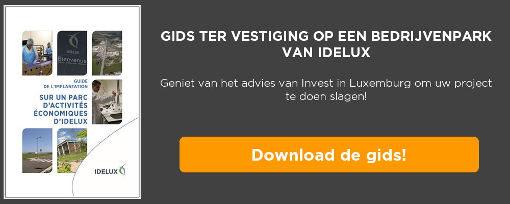 Gids ter vestiging op een bedrijvenpark van Idelux