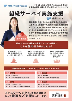 組織サーベイフライヤー