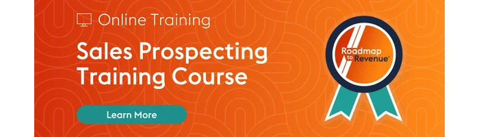 sales prospecting training course