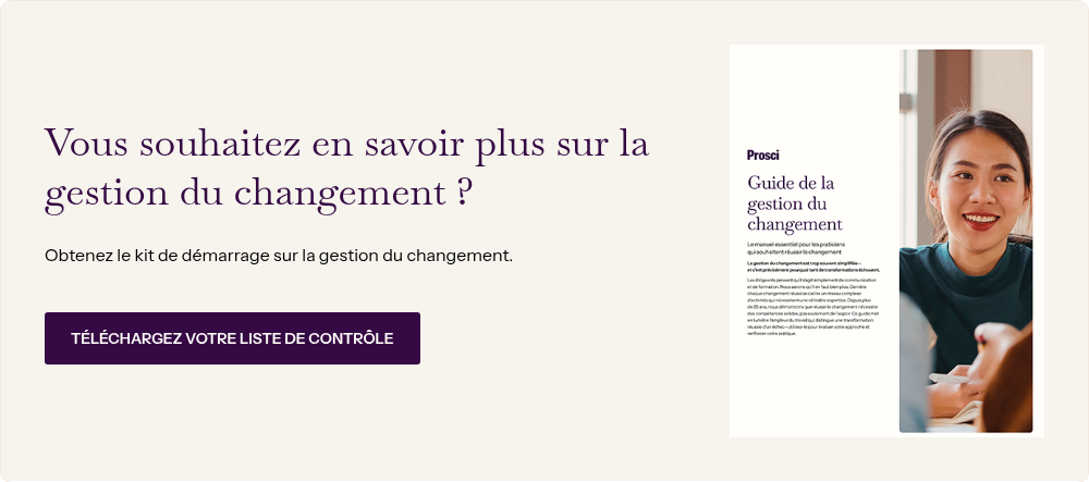 Vous souhaitez en savoir plus sur la gestion du changement ?