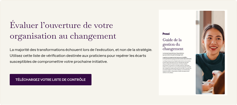 Évaluer l’ouverture de votre organisation au changement