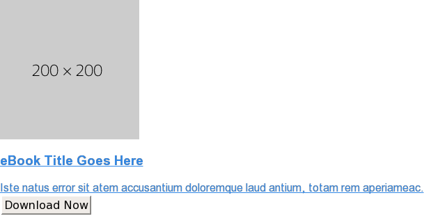 eBook Title Goes Here Iste natus error sit atem accusantium doloremque laud antium, totam rem aperiameac. Download Now