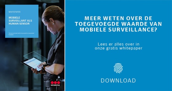 Mobiele surveillant als human sensor