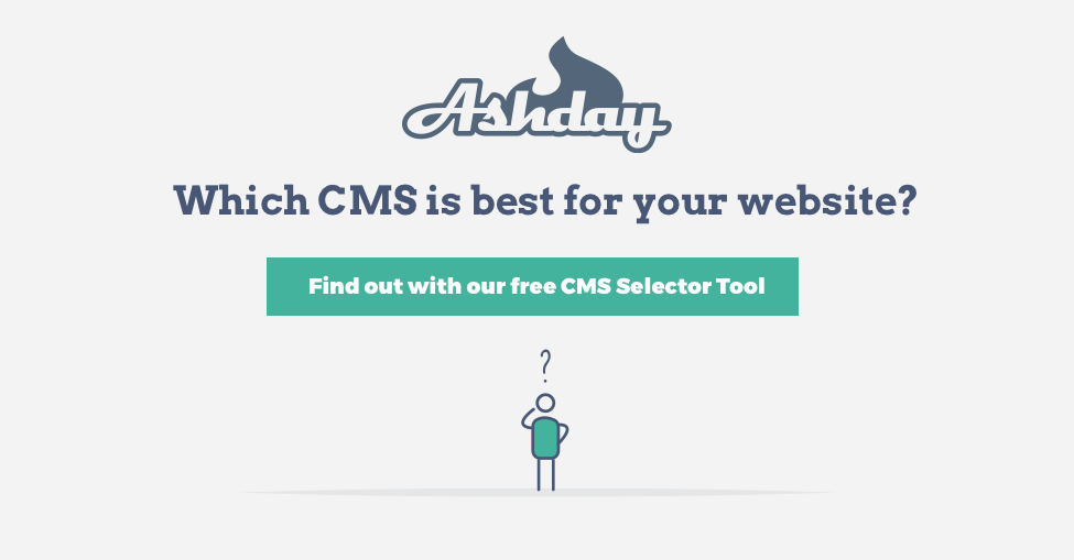 image with text offering access to our free CMS Selection quiz.