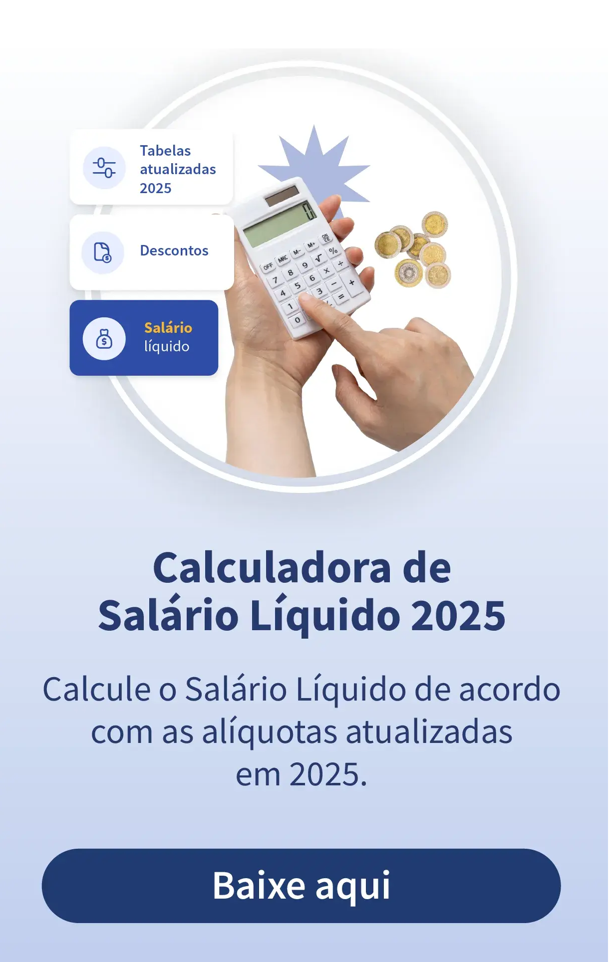 Calculadora de salário Líquido 2025