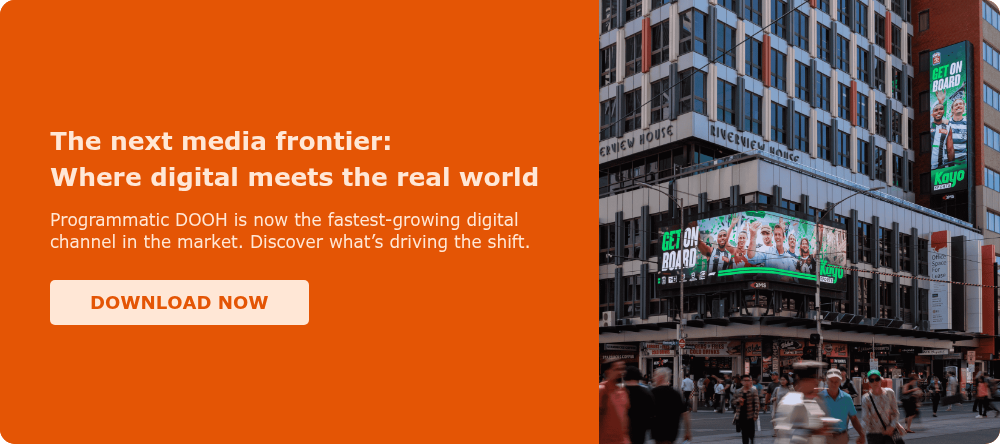 The next media frontier: Where digital meets the real world   Programmatic DOOH is now the fastest-growing digital channel in the market. Discover what’s driving the shift.   