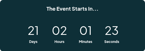 The Event Starts In...