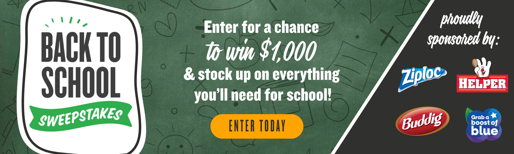 back-to-school sweepstakes