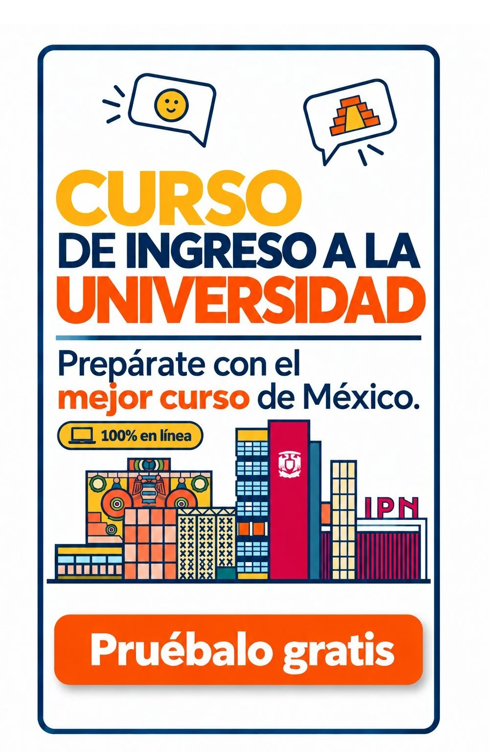Curso de ingreso a la universidad: empieza tu prueba gratis