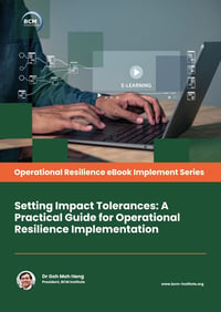 Book Cover [OR] [P2] [S3] Setting Impact Tolerances
