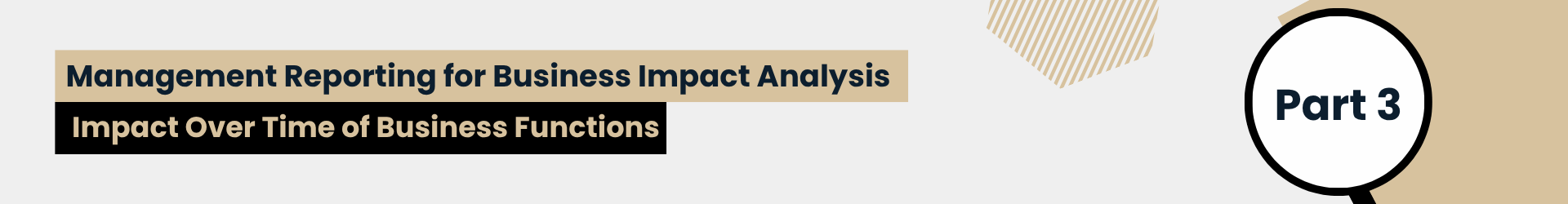 [BCM] [E4] [CR] [BIA] [P3] [Banner] Impact Over Time of Business Functions