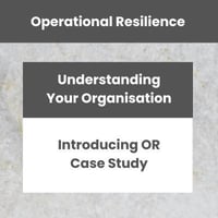 [OR] [BB] [E1] [C1] Introducing OR Case Study